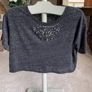 Hollister cropped shirt!